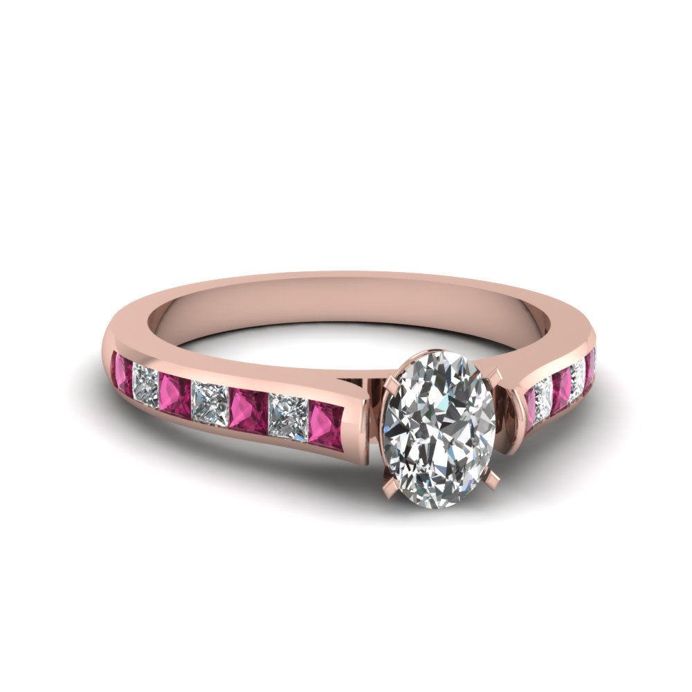 Heart Shaped Pink Diamond Halo Engagement Ring with Pave | Sunny Eden