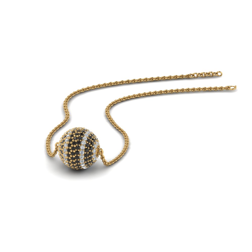 Amercian Diamond Ball Necklace – Kattam