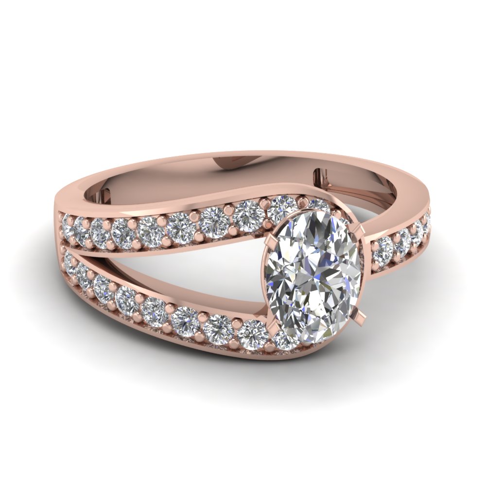 14K Rose  Gold  Affordable  Engagement  Rings  Fascinating 