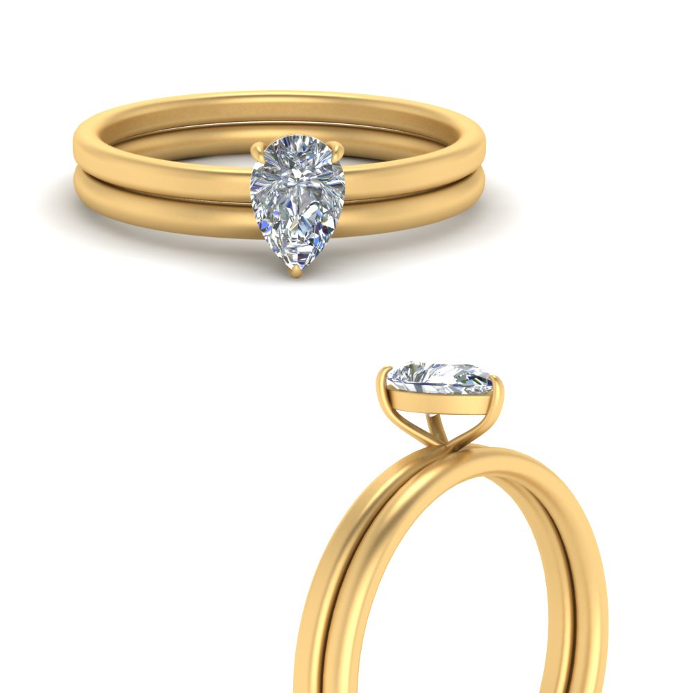 pear-diamond-thin-classic-wedding-band-set-in-FD9358PEANGLE3-NL-YG