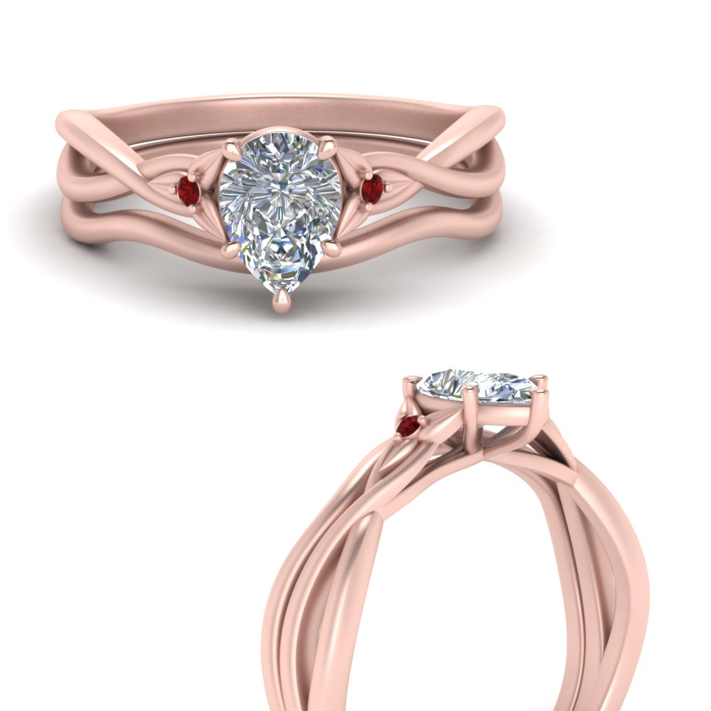 pear-floral-3-stone-ruby-engagement-ring-with-matching-band-in-FD124154PEGRUDRANGLE3-NL-RG