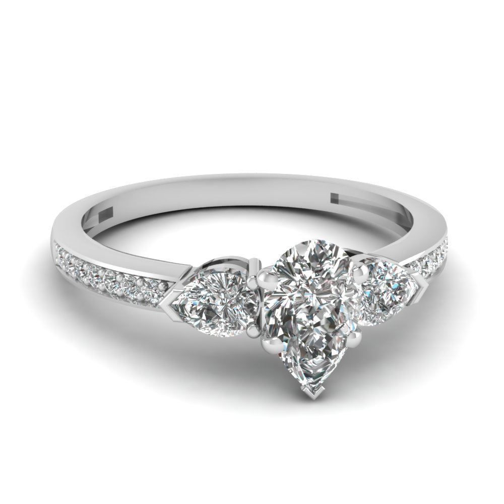 Brilliant Victorian Cut 0.16 ct Pave Diamond Engagement Ring 14k Yellow Gold Classic Pavé Set Diamond Ring Round Cut Diamond Simulant Ring