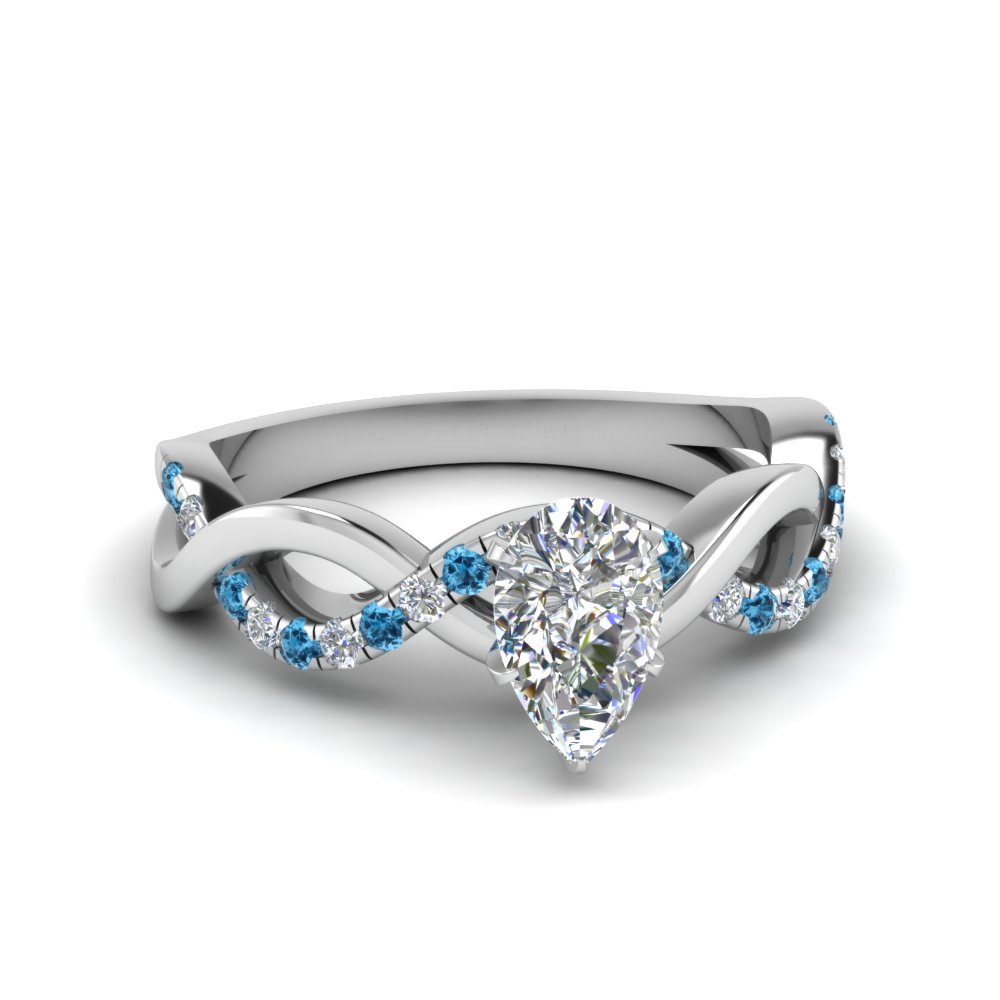 Italian IBB Sterling Silver 925 Diamond Cluster Infinity Ring Size 8 | eBay