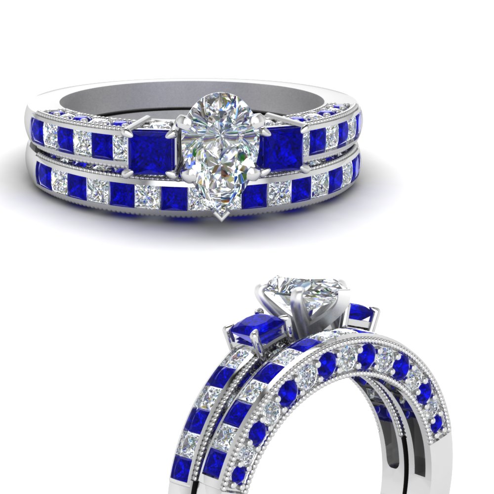 pear-shaped-diamond-three-stone-channel-bridal-set-with-blue-sapphire-in-950-Platinum-FDENS1186PEGSABLANGLE3-NL-WG