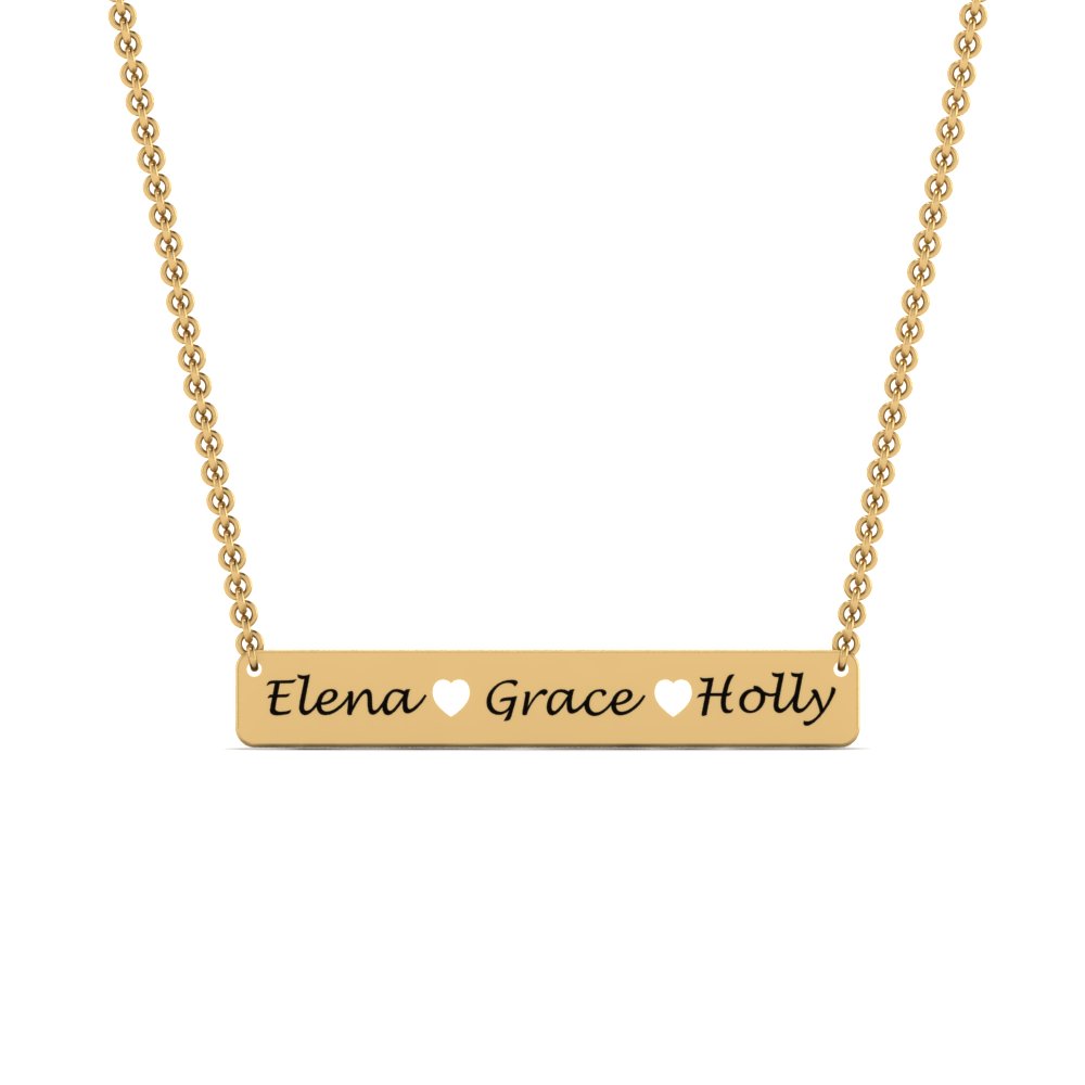 personalized gold necklace for mom