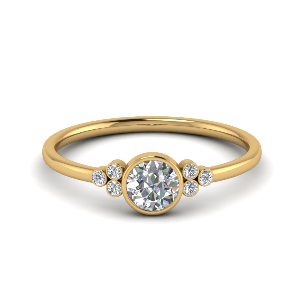 10 mm Round Solitaire Bezel Set Moissanite Engagement Ring 925 Sterling  Silver | eBay