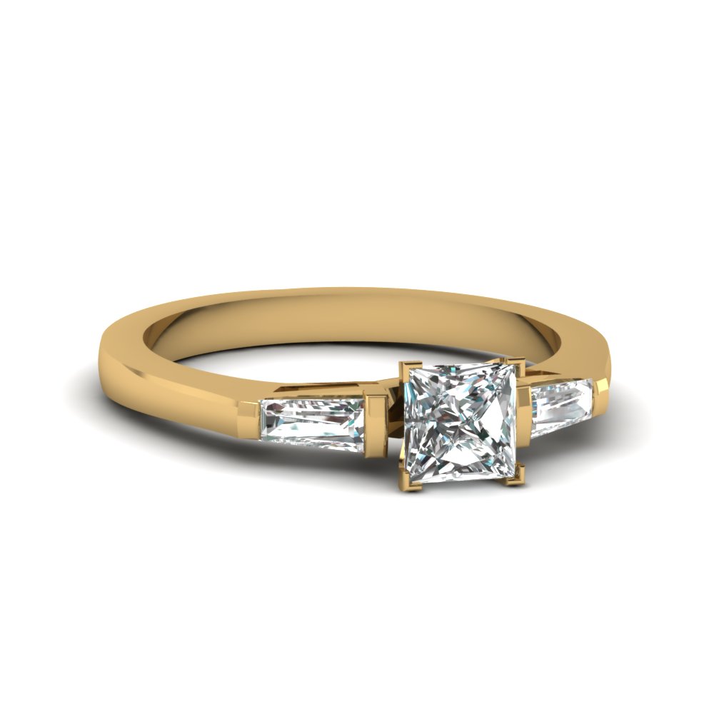 0.50 Ct. Princess Cut Diamond Rings