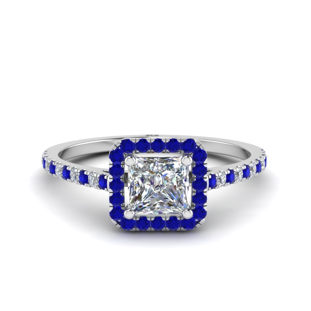 Sapphire on sale princess cut