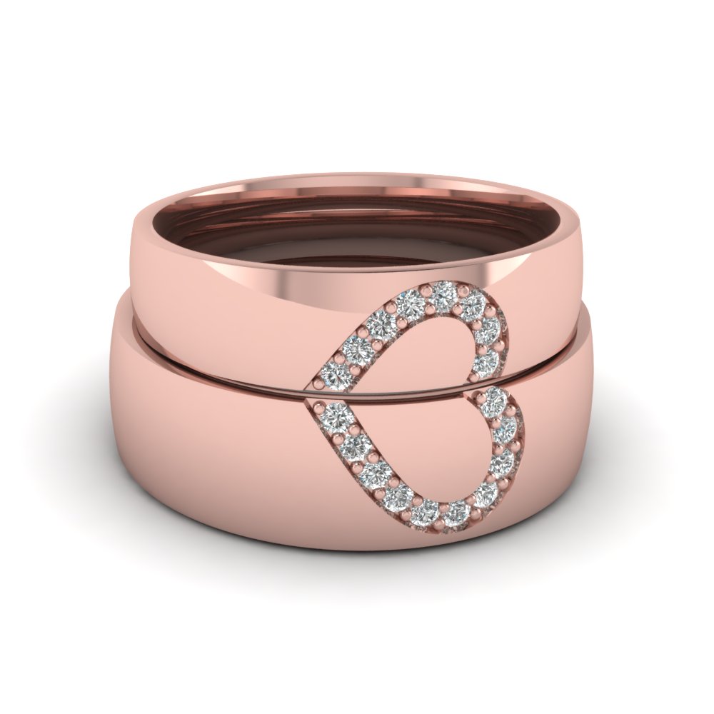 Special Offer His And Hers Rose Gold Wedding Bands Up To 72 Off