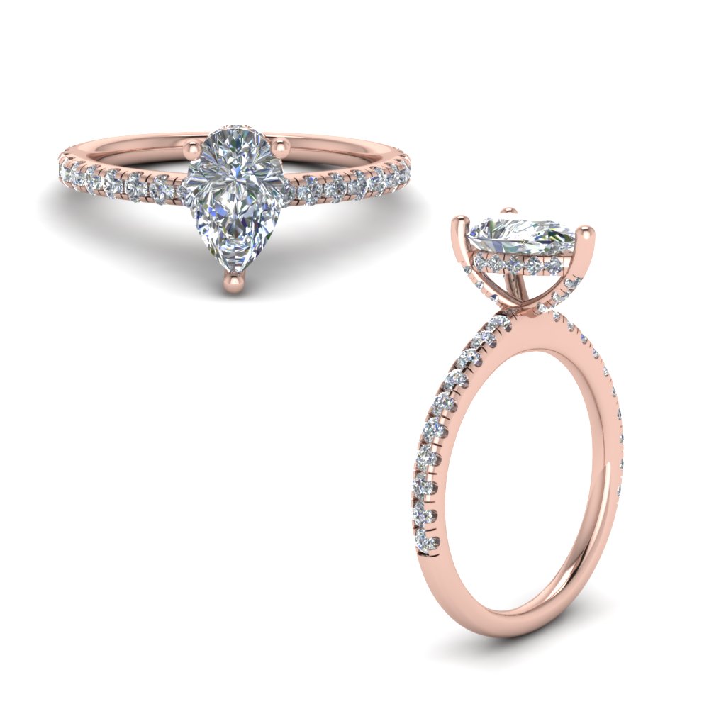 Pear Diamond Petite Ring