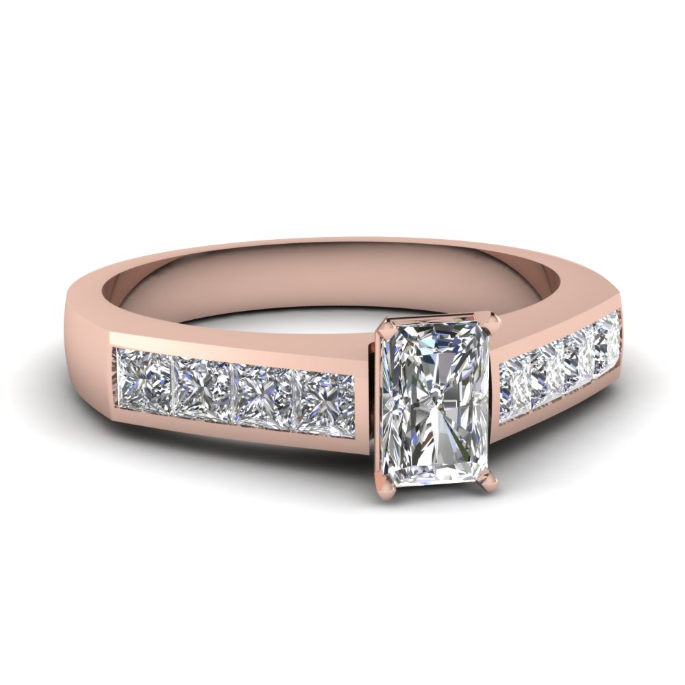 1 Ct. Radiant Cut Women Diamond Ring