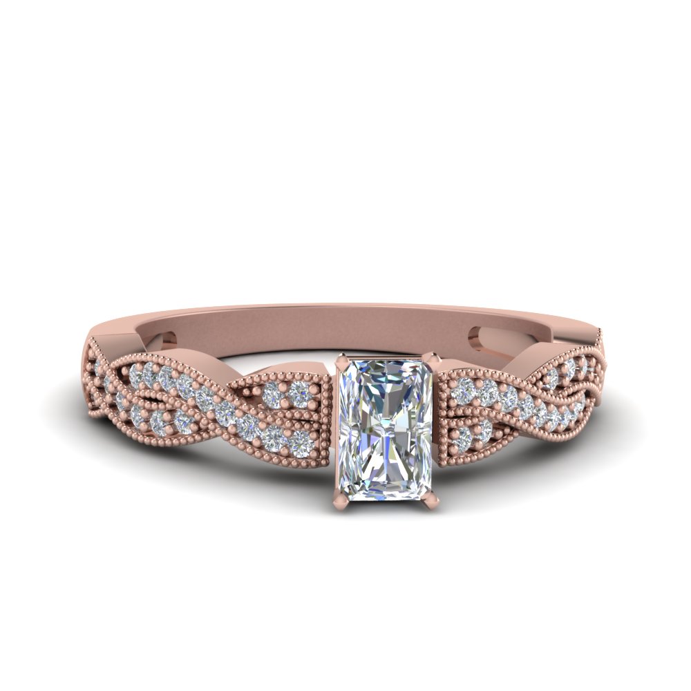 radiant cut diamond milgrain twisted engagement ring in FDENS3031RAR NL RG.jpg