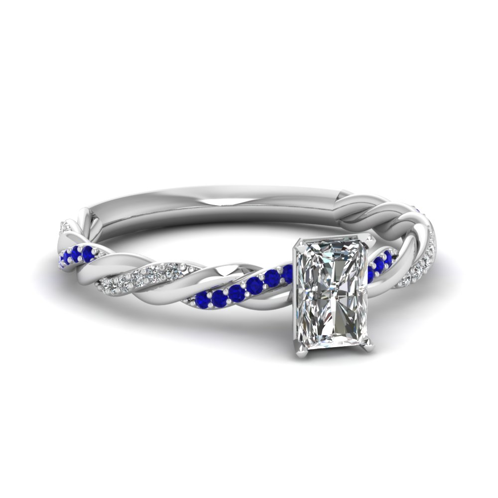 0.50 Ct. Radiant Cut Diamond Ring For Her