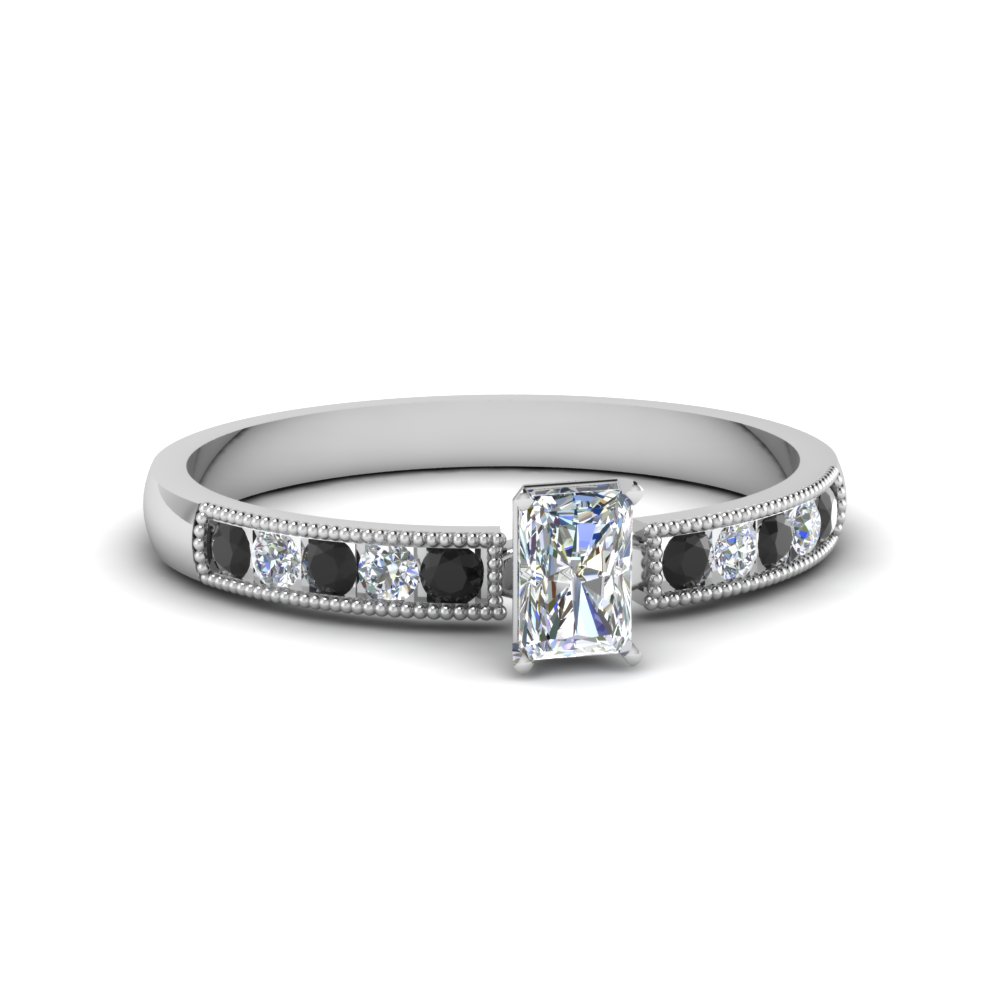 Vintage Petite Diamond Engagement Ring