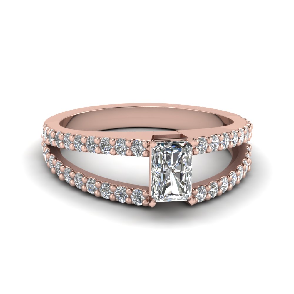 rose gold double band ring