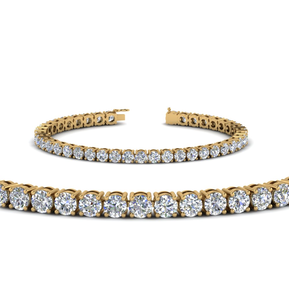 real diamond tennis bracelet (9 carat) in FDBRC8640 9CT NL YG