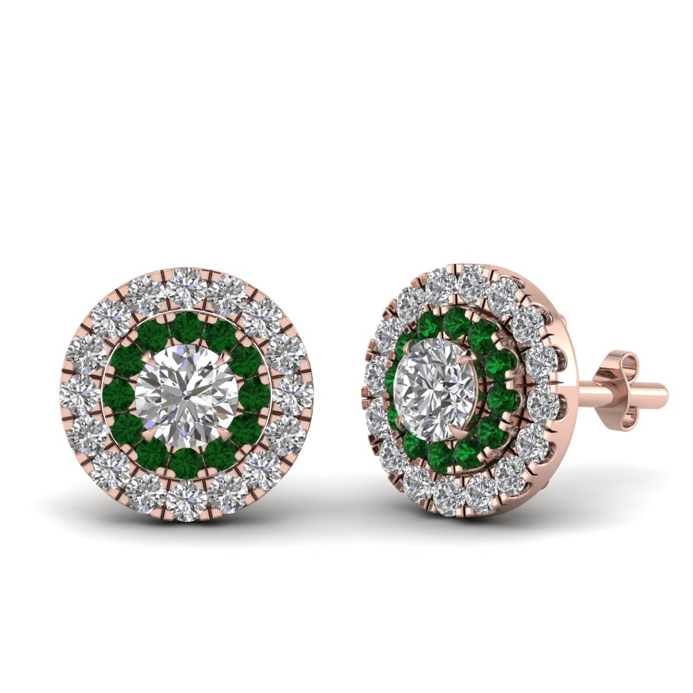 0.75-carat-diamond-halo-stud-earring-with-emerald-in-FDEAR9249GEMGR-NL-RG