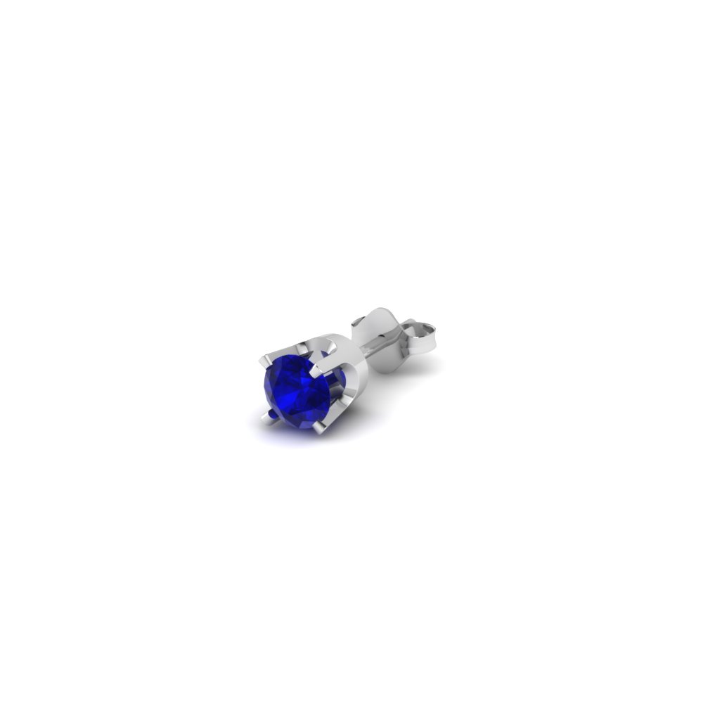 mens sapphire earrings