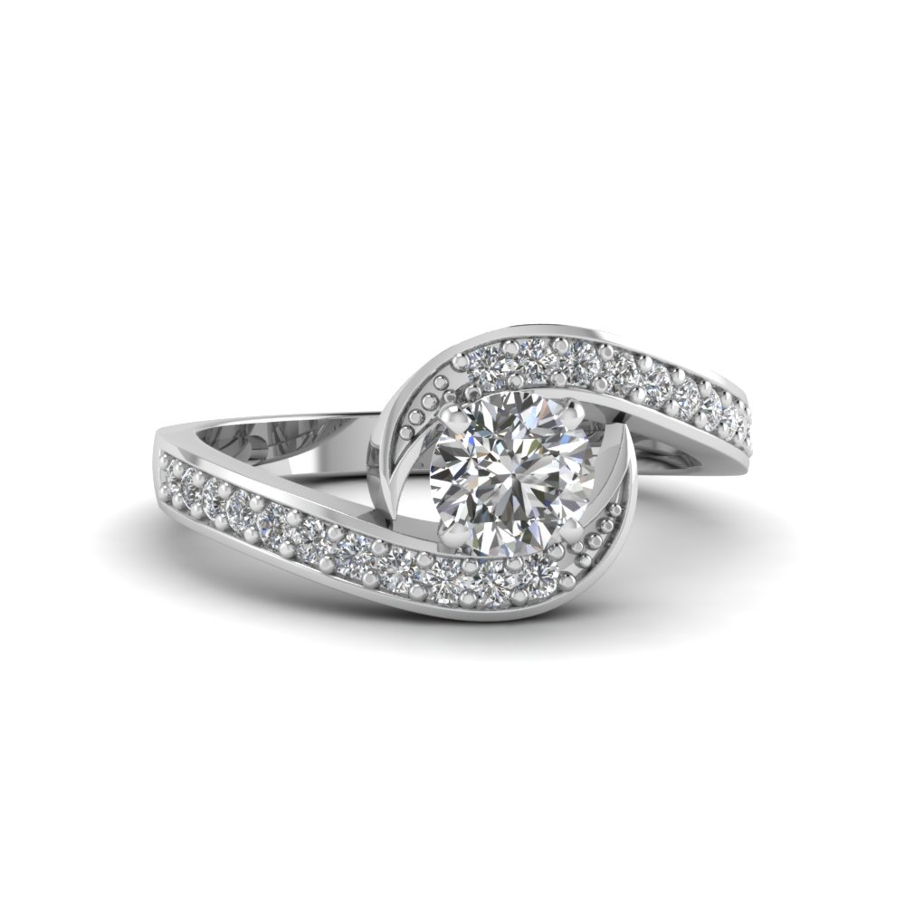Bypass Traditional Delicate Diamond Ring