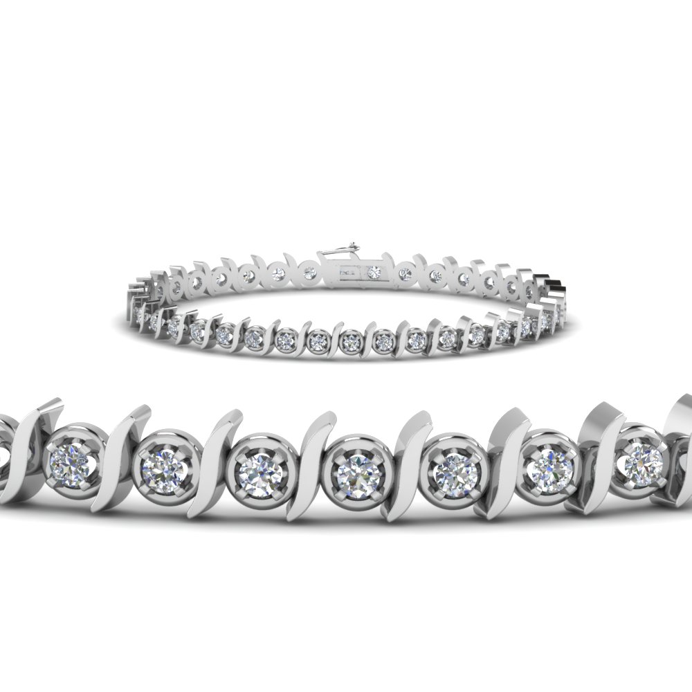 timeless diamond tennis bracelet in FDBR67411 NL WG.jpg
