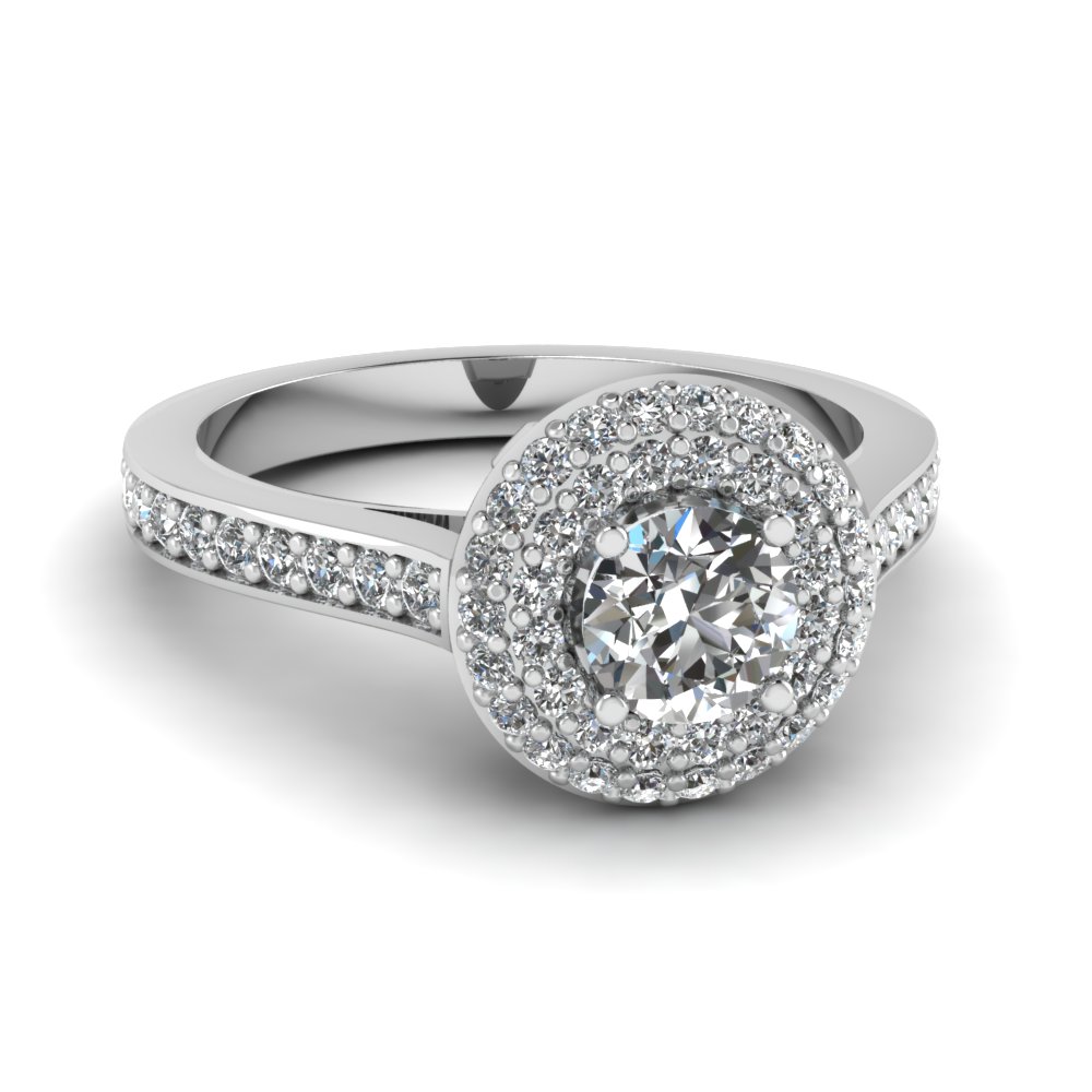inexpensive halo engagement rings