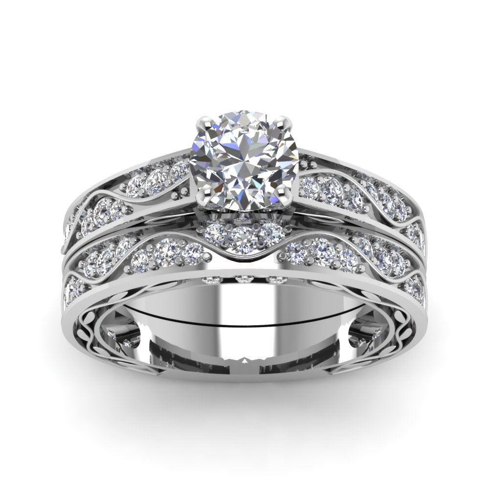 filigree wedding set