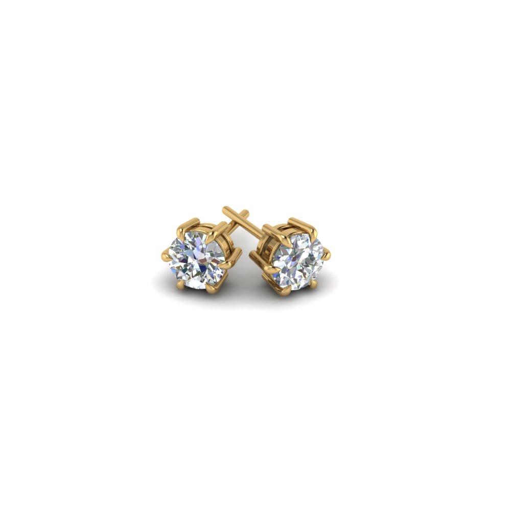 One Stone Diamond Gold Huggie Earrings | Ounce Of Salt Jewelry – Ounce of  Salt