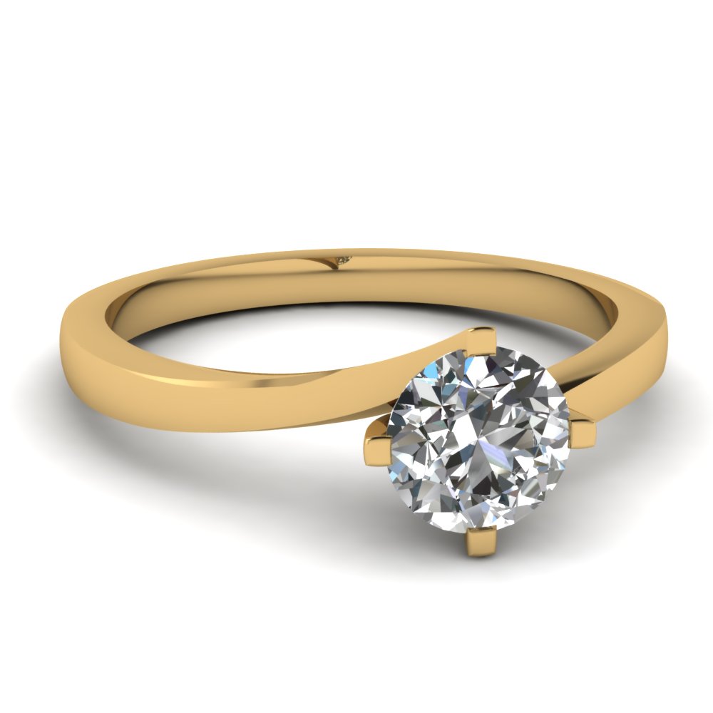 14k Yellow  Gold  Engagement  Rings  Fascinating Diamonds 