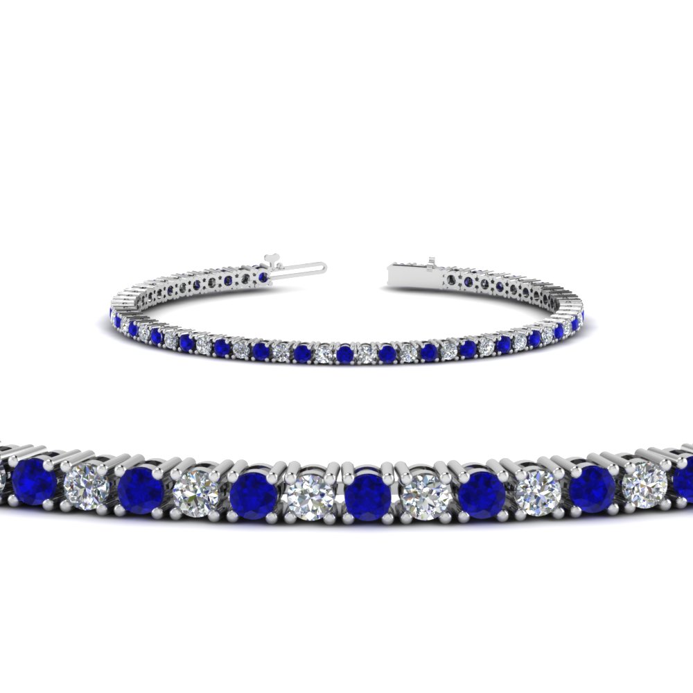 tennis bracelet blue