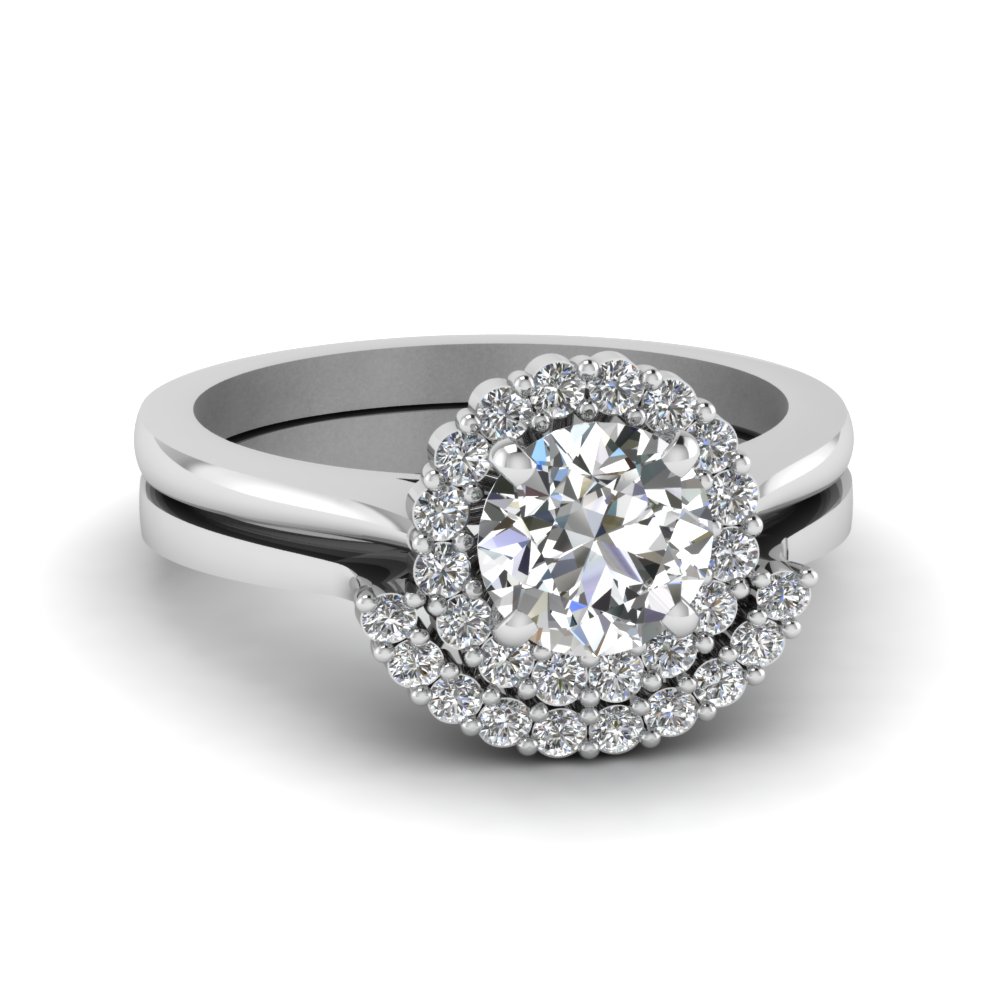 1.84 Carat Diamond Engagement Ring Set