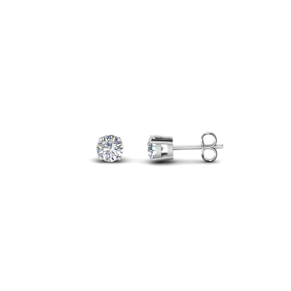 Half Carat Diamond Earrings