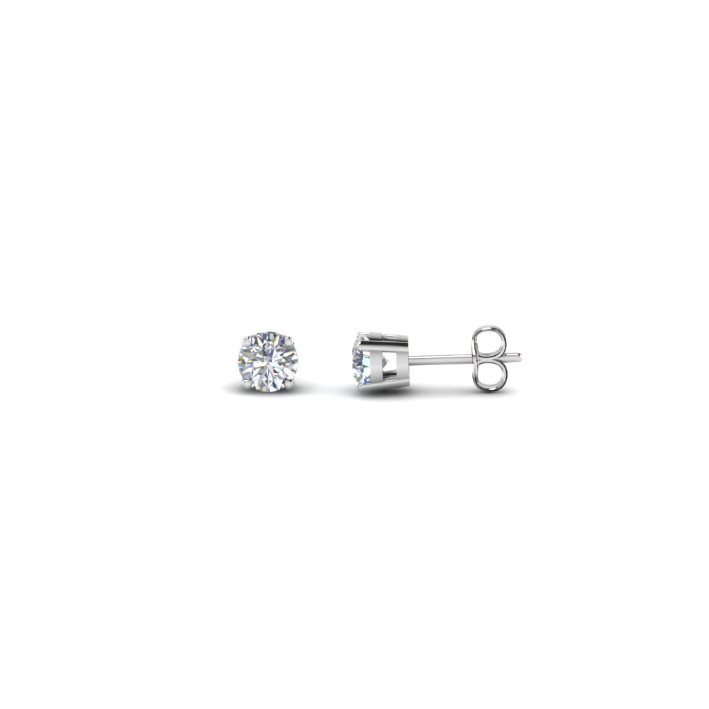 Round Cut Handmade 0 20 Carat Diamond Stud Earring Jewelry In 14k Round Cut Handmade 0 20 Carat Diamond Stud Earring Jewelry In 14k White Gold Fdear4ro20ct Nl Wg