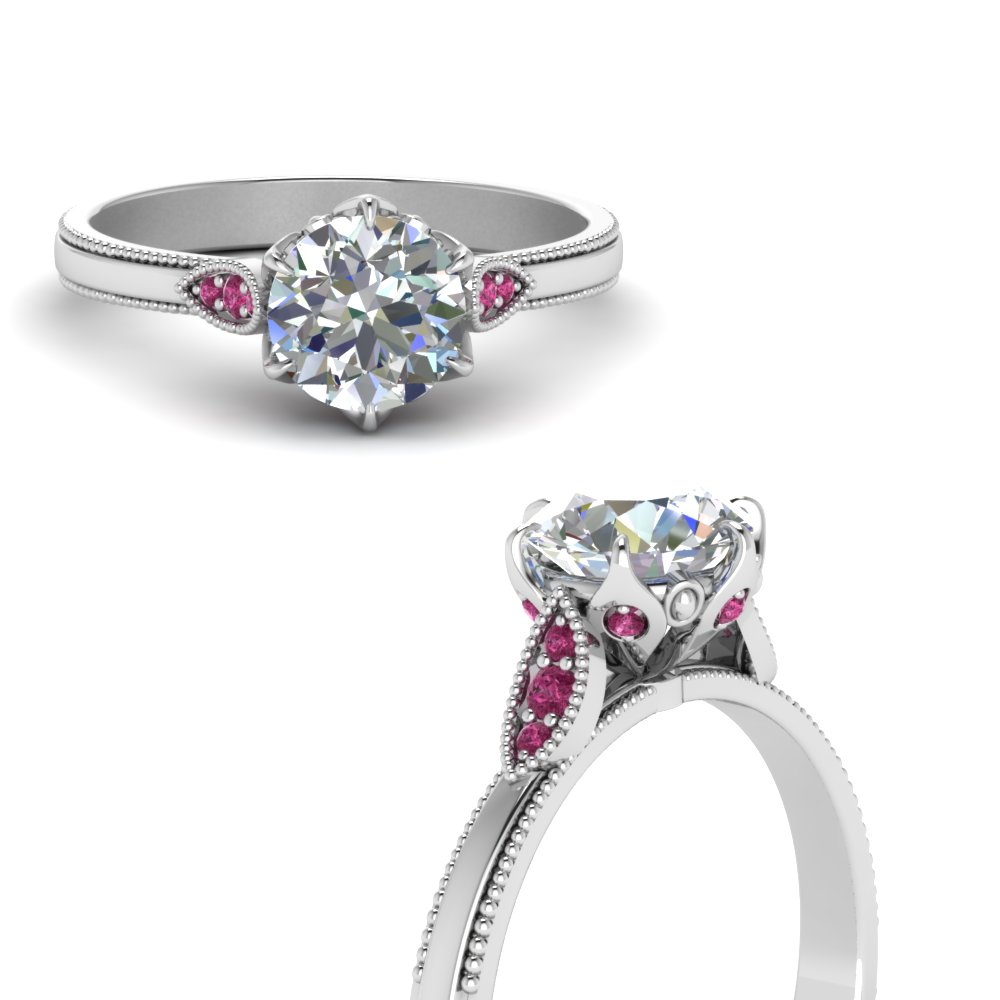 44+ Simple Engagement Ring With Diamond Band Pictures