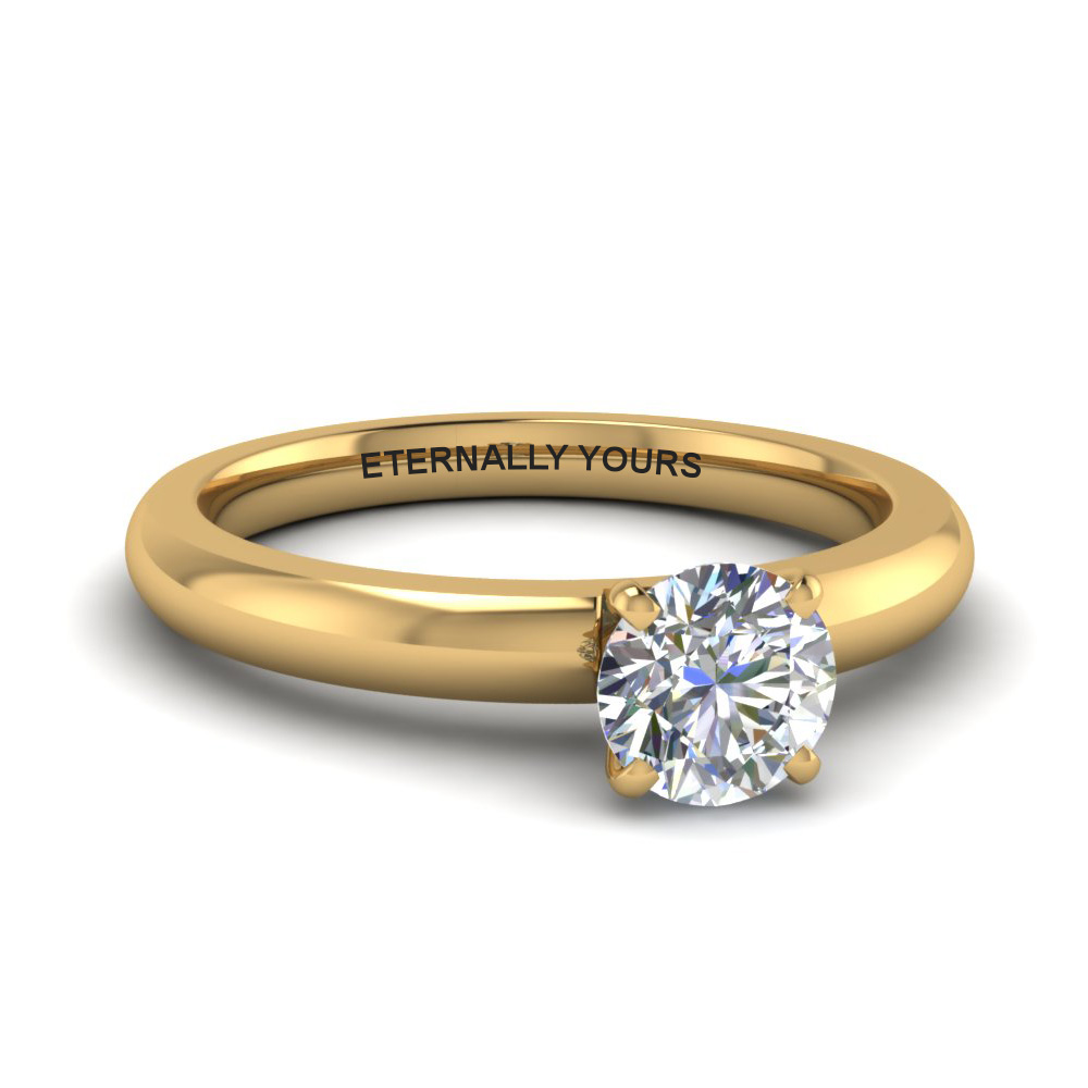 Classic Round Solitaire Ring