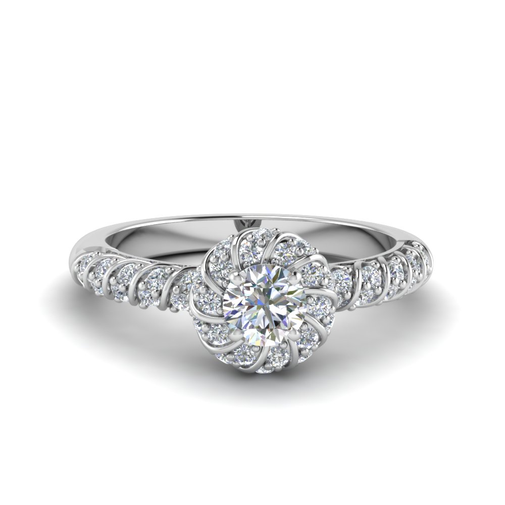 Rope hot sale engagement ring