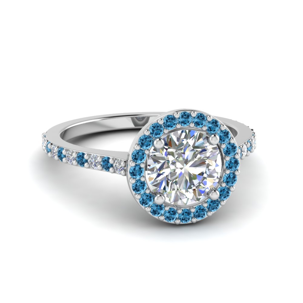 Halo Diamond Ring For Women