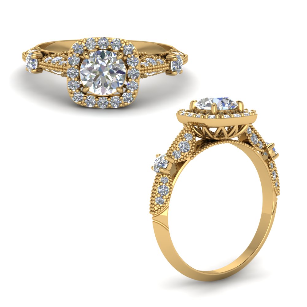 The Art Deco Halo Ring Style