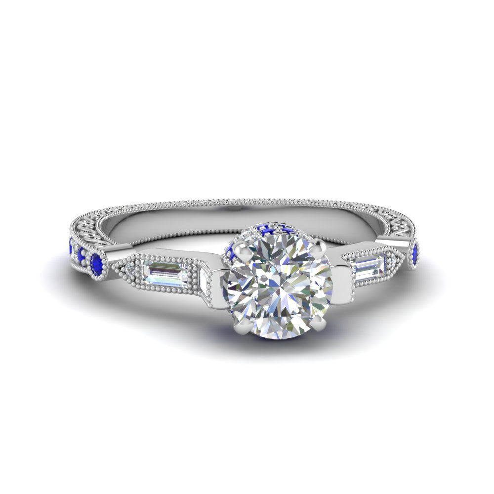 Vintage Style Filigree Diamond Ring
