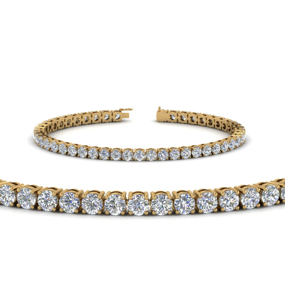 4.20Ctw Round cut natural diamond tennis bracelet for Women at Rs 307439 |  हीरे के कंगन in Surat | ID: 26102833933