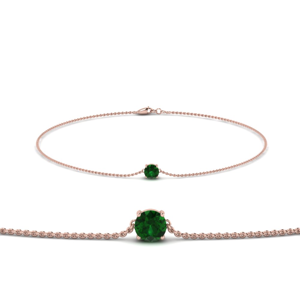 Emerald Birthstone Bracelets