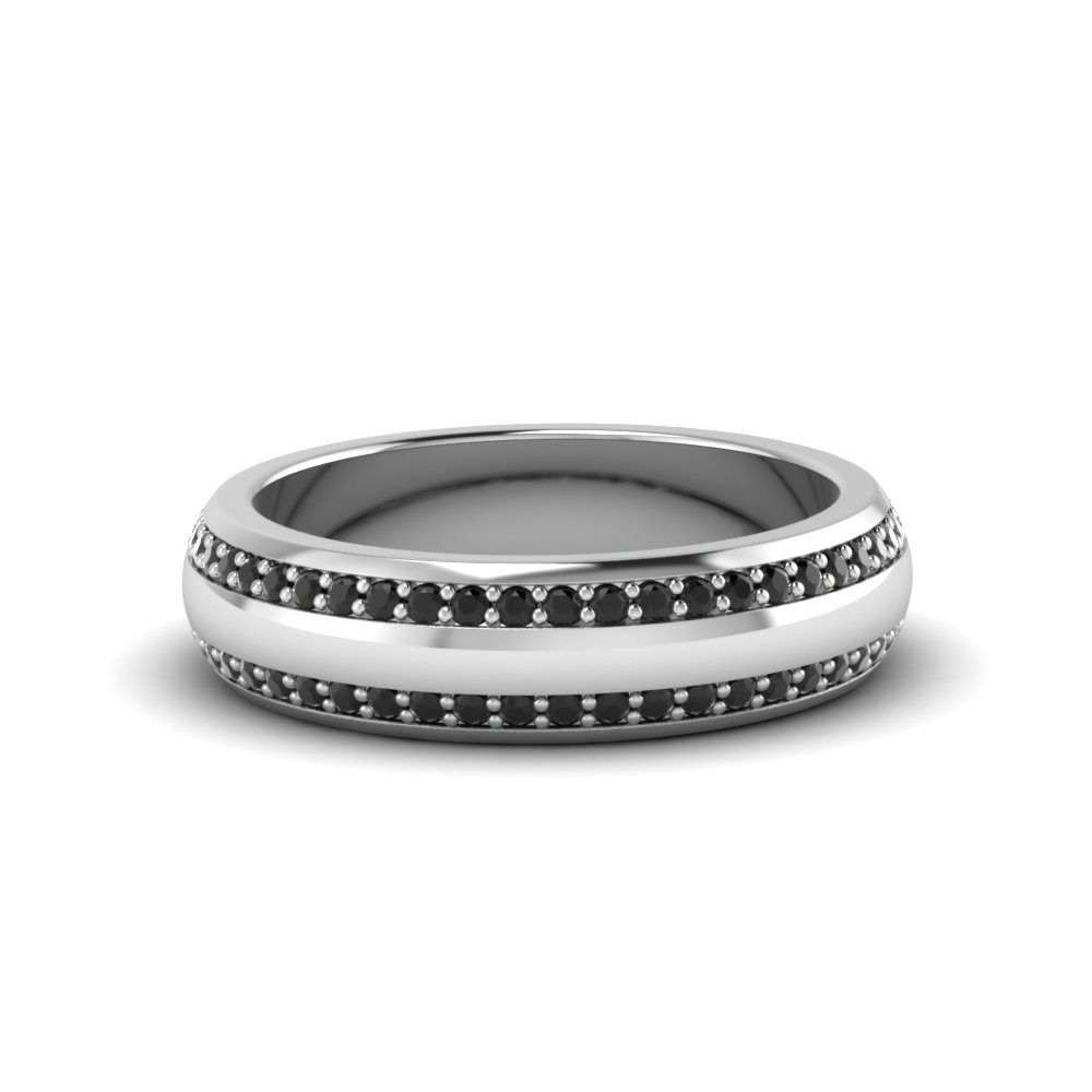 Black Diamond Mens Wedding Bands