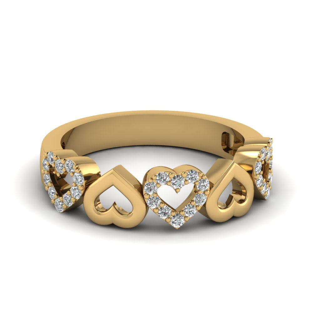 love band rings in gold