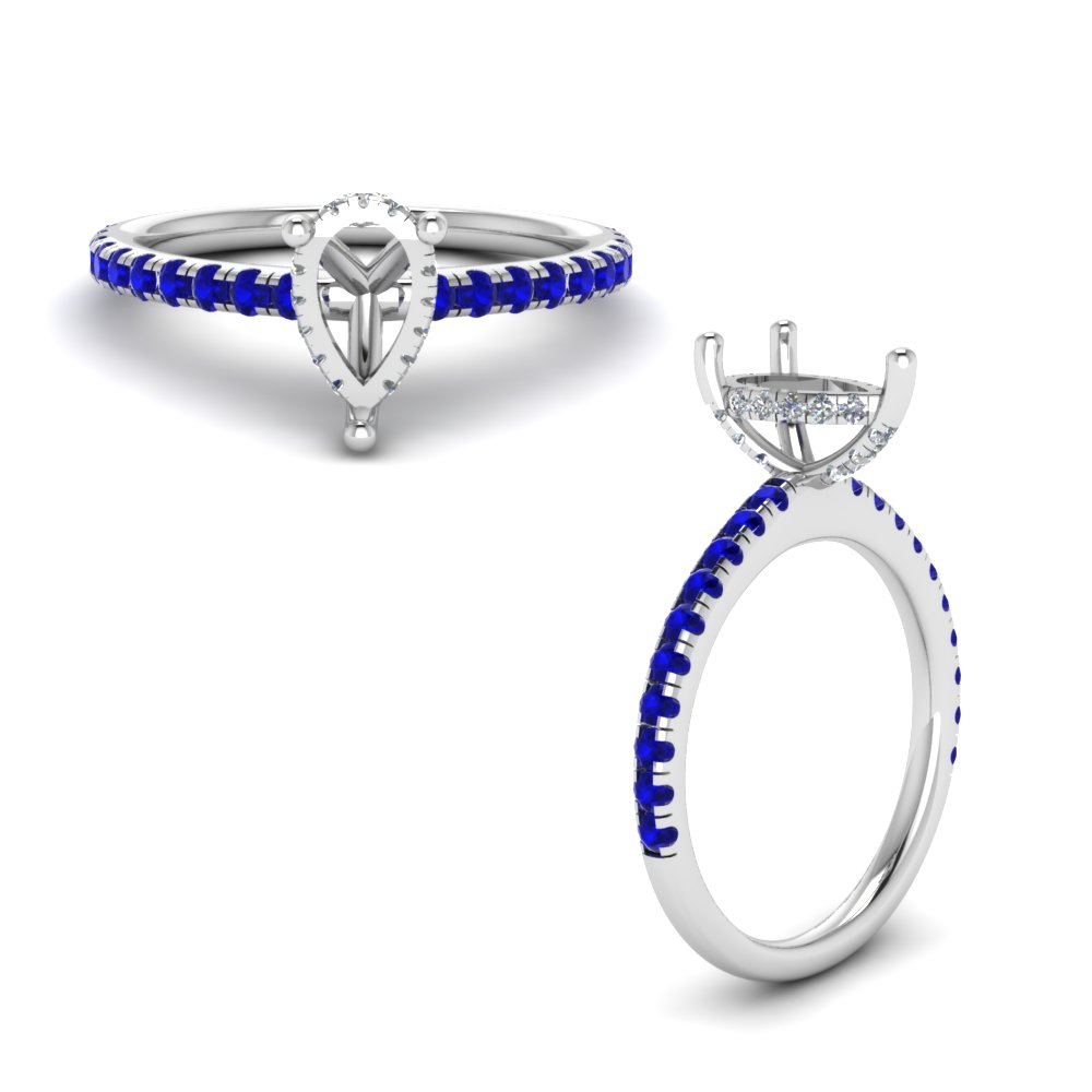 Sapphire Prong Ring Setting
