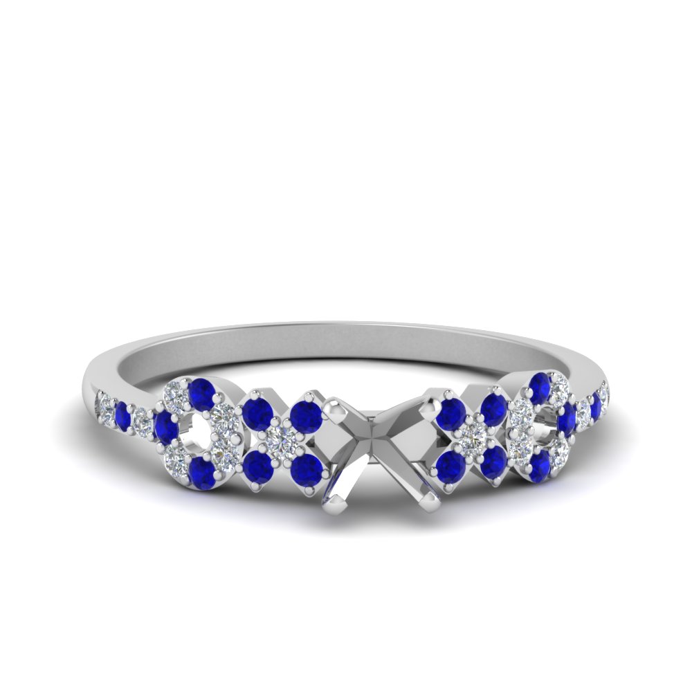 Beautiful XO Design Diamond Ring Setting