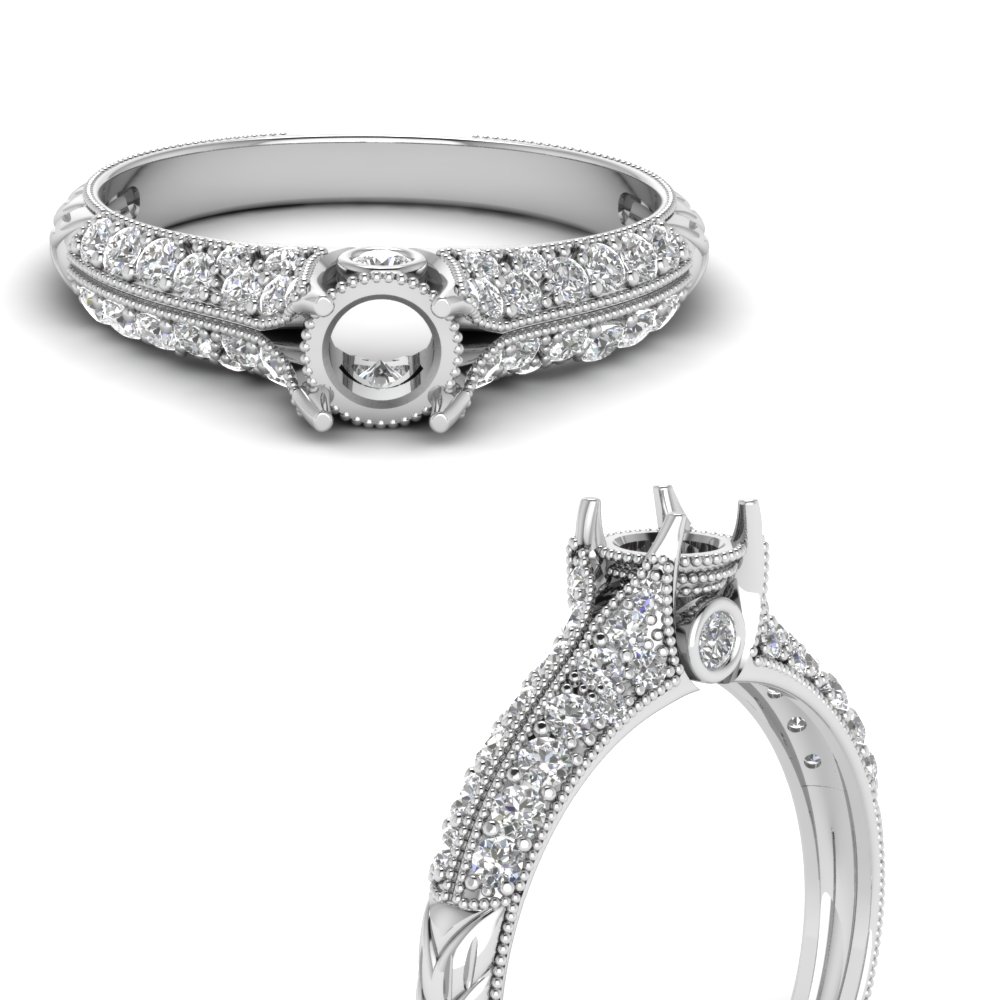 semi mount high setting vintage diamond engagement ring in FDENR6253SMRANGLE3 NL WG.jpg