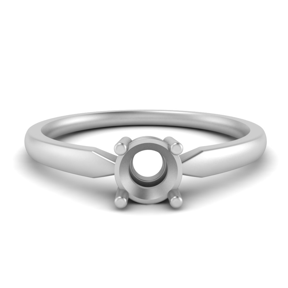 Tapered Solitaire Ring Setting