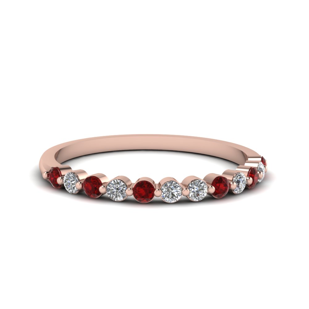Ruby Wedding Bands For Women