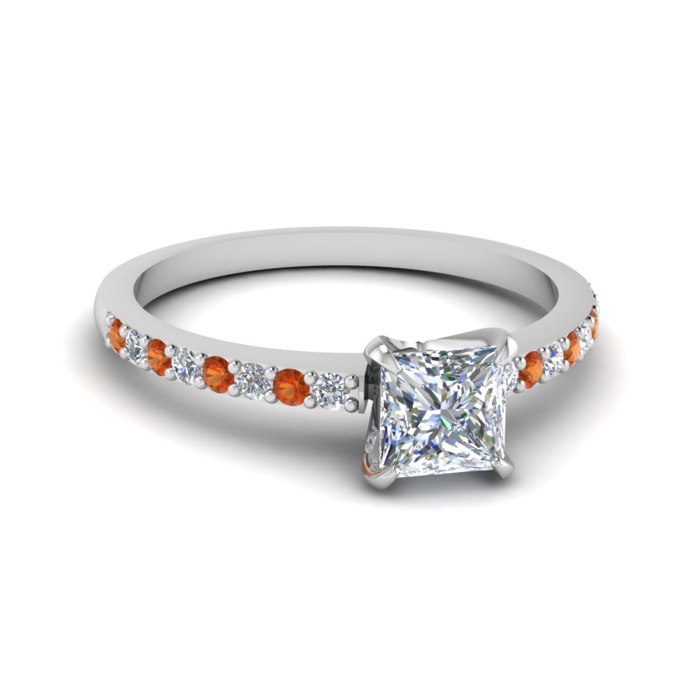 White Sapphire Emerald Cut Ring | Sapphire Engagement Ring | White Sapphire  Ring