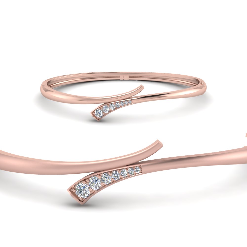 Rose Gold Diamond Bracelets
