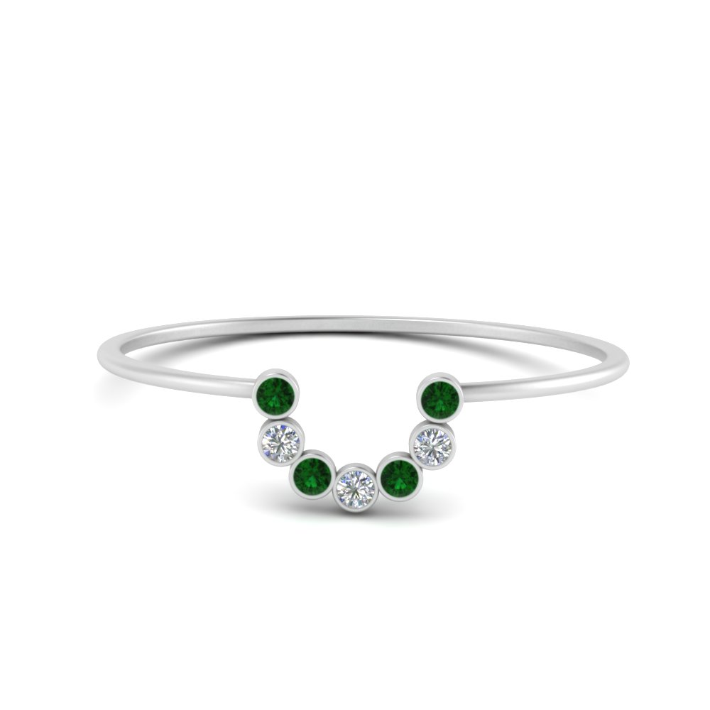 small-arc-stacking-diamond-ring-with-emerald-in-FD9430GEMGR-NL-WG